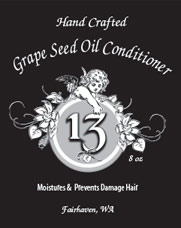 Grape Seed Oil Conditioner label